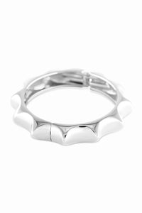 Thumbnail for GALAXY Bangle. Radial-shaped clasp bangle, silver, handmade, hypoallergenic, water-resistant