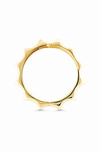 Thumbnail for GALAXY Bangle. Radial-shaped clasp bangle, 18K gold vermeil, handmade, hypoallergenic, water-resistant